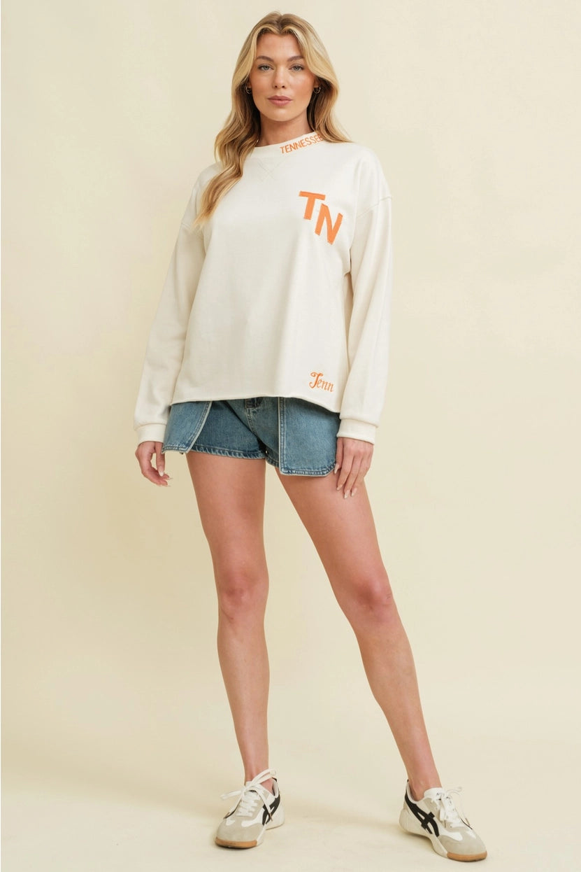 Tennessee Embroidered Sweatshirt