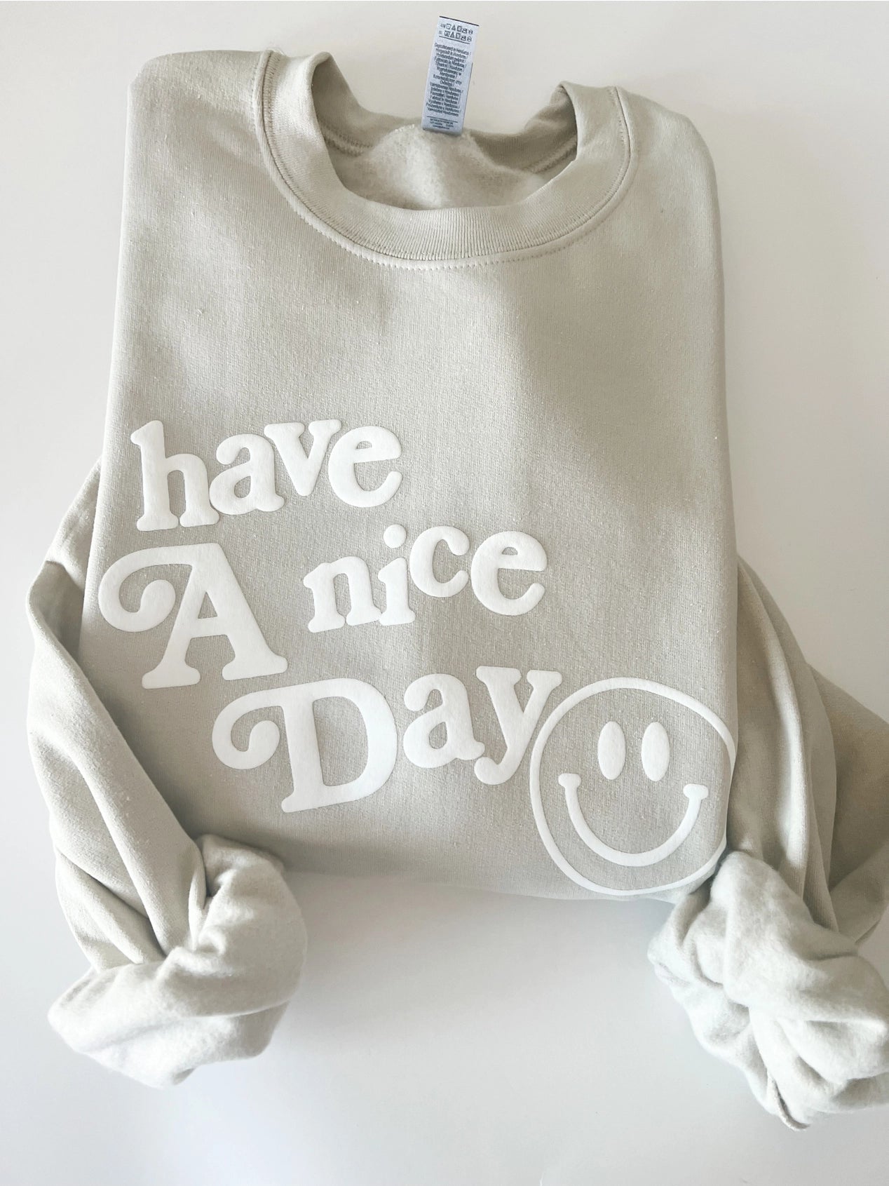 Have A Nice Day Puff Crewneck