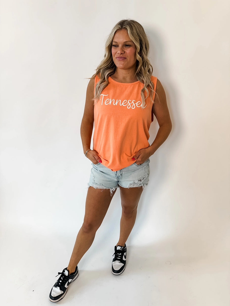 Tennessee Puff Print Tank Top