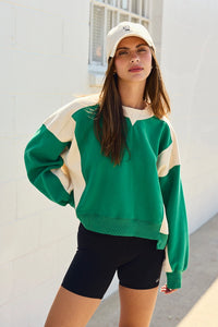 Olivia Contrast Pullover