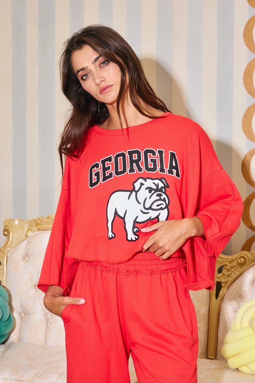 PREORDER Georgia Crop Pullover
