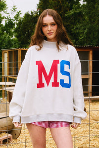 PREORDER Mississippi Reversible Mock Neck Sweatshirt