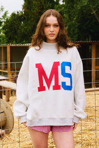 PREORDER Mississippi Reversible Mock Neck Sweatshirt