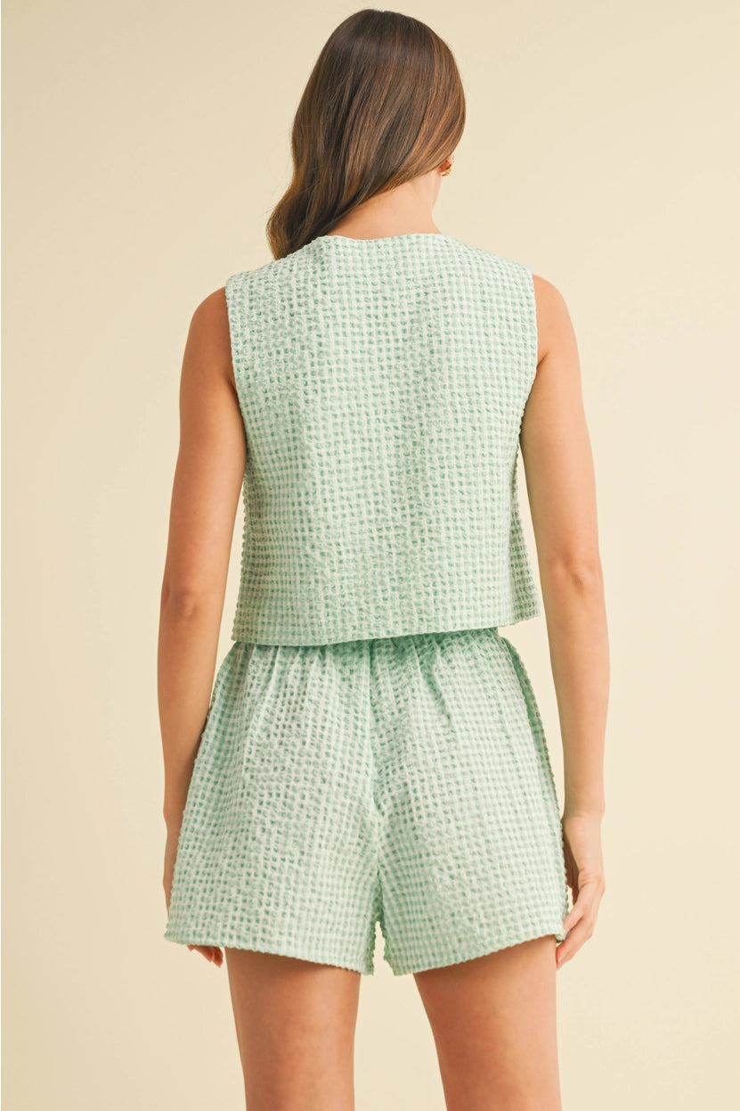 Ginny Gingham Tie Set