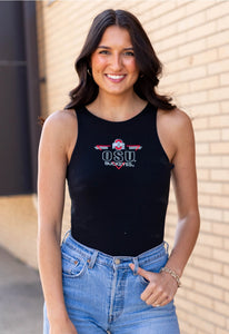 Ohio State Black Bodysuit