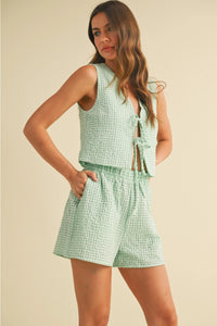 Ginny Gingham Tie Set