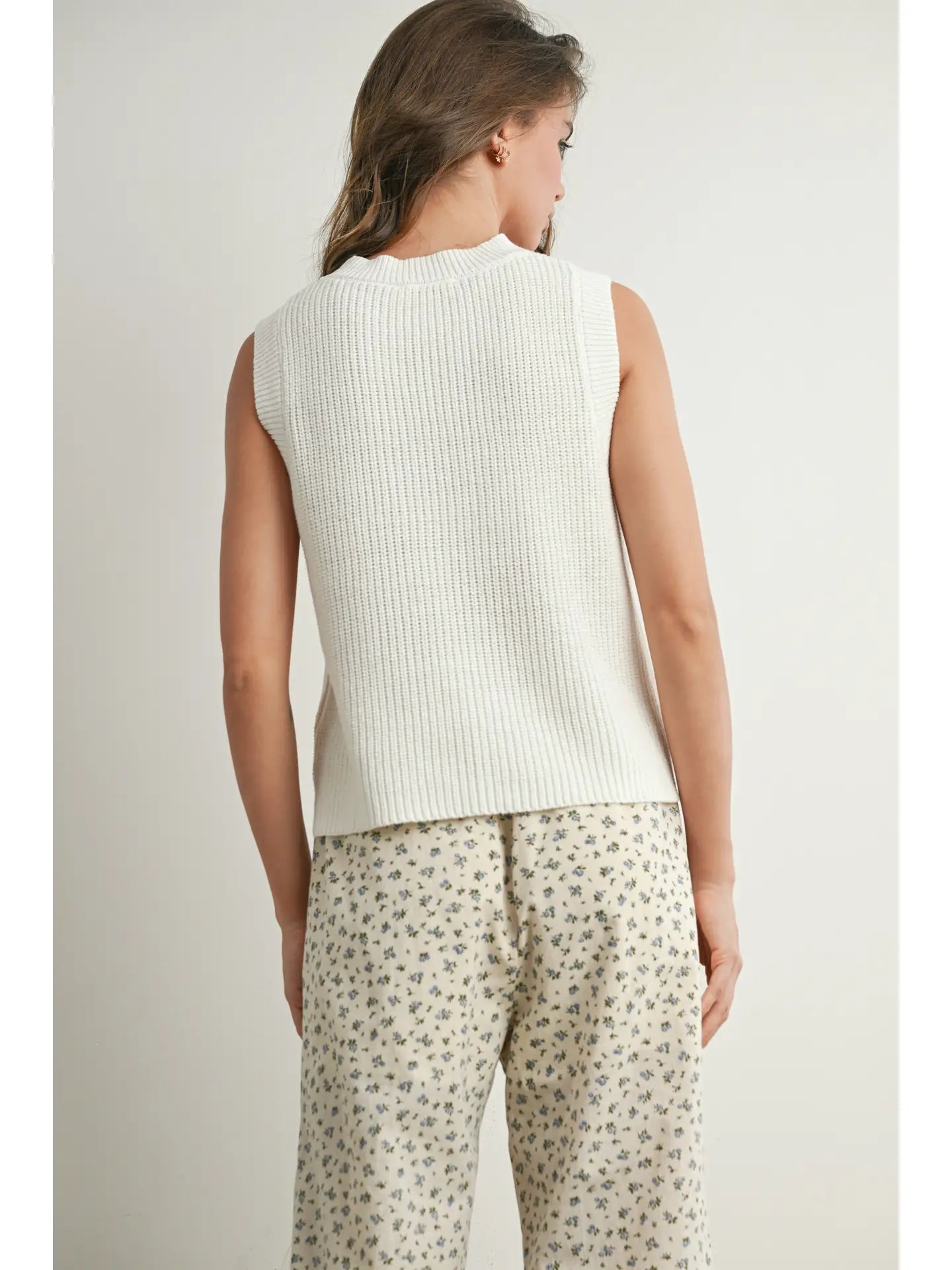 Flag Knit Sweater Tank