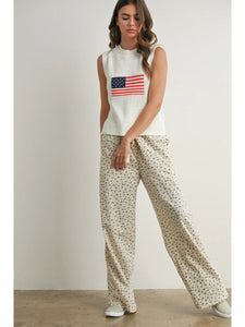 Flag Knit Sweater Tank