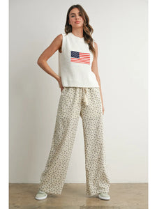 Flag Knit Sweater Tank