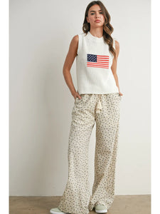 Flag Knit Sweater Tank