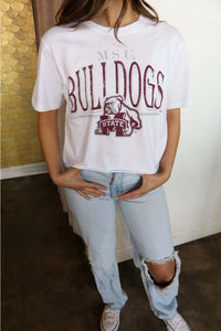 Mississippi State Bulldogs Cropped Tee