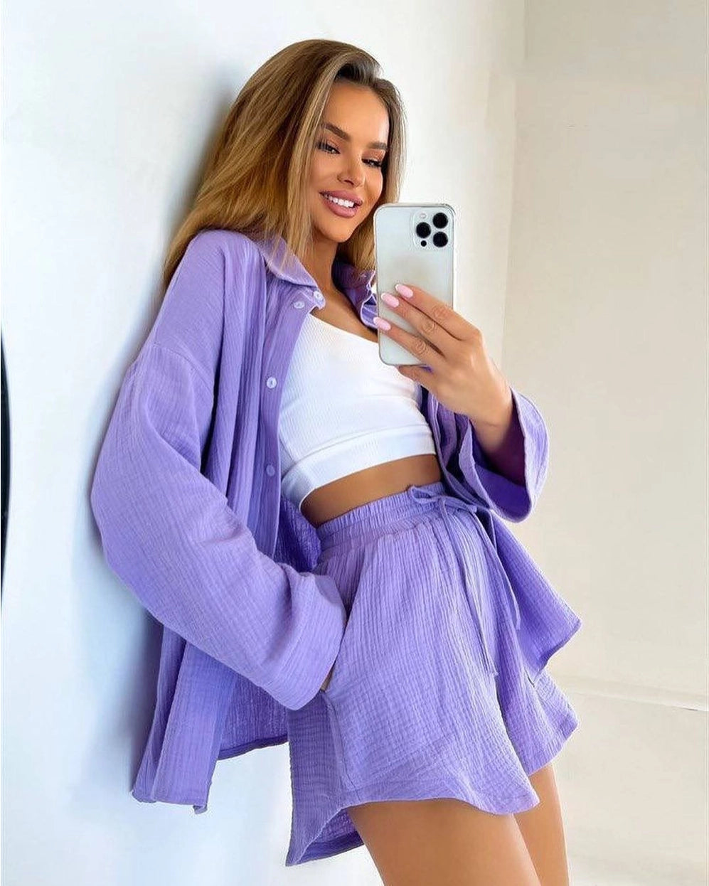 Summer Lounge Set- Purple