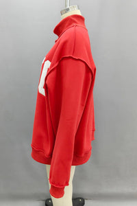 PREORDER Ohio Embroidered Mock Neck Sweatshirt