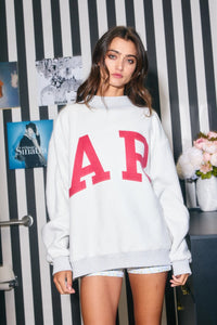 PREORDER Arkansas Reversible Mock Neck Sweatshirt
