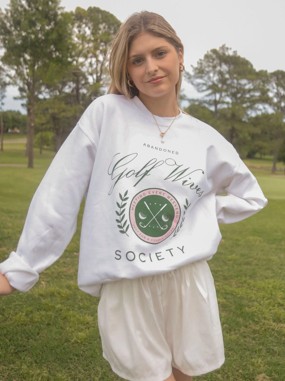 Friday + Saturday Golf Wives Society Sweatshirt