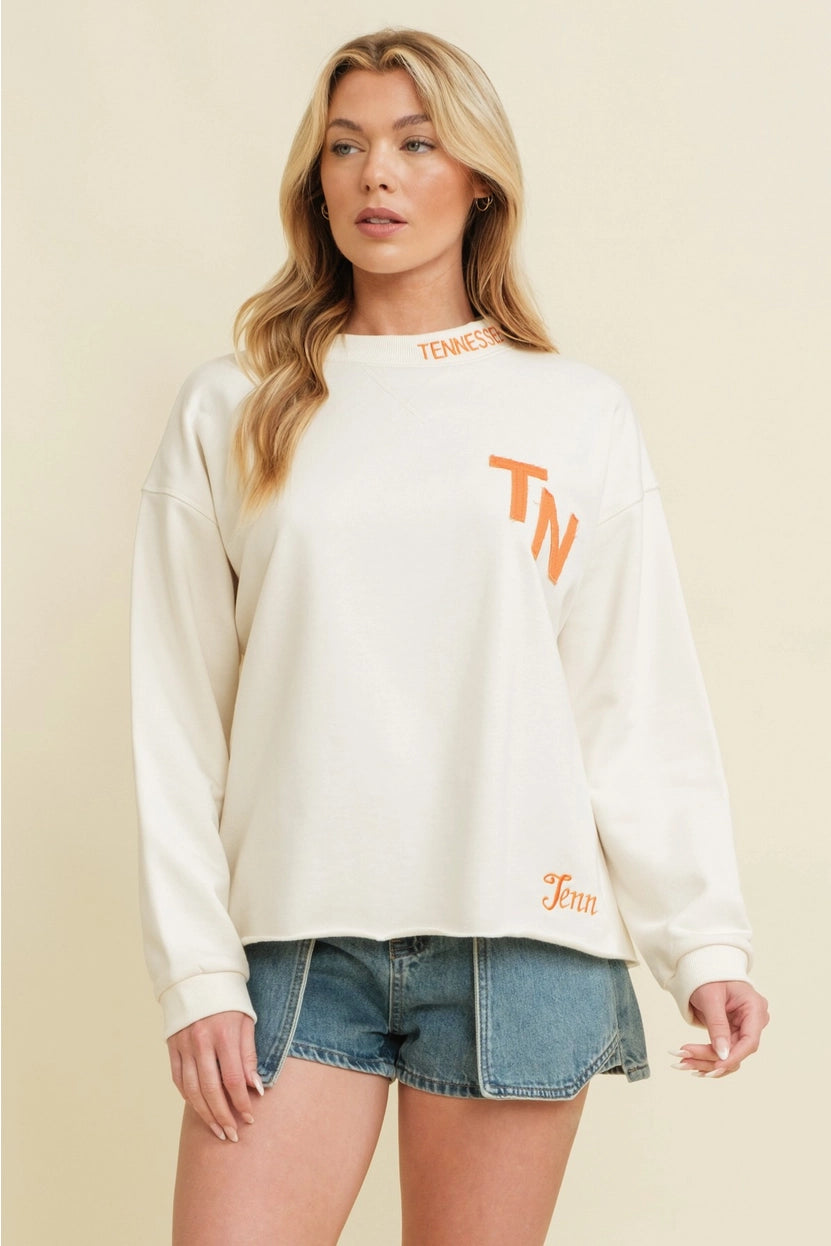 Tennessee Embroidered Sweatshirt