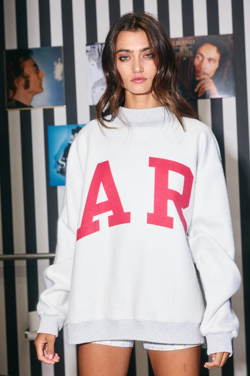 PREORDER Arkansas Reversible Mock Neck Sweatshirt