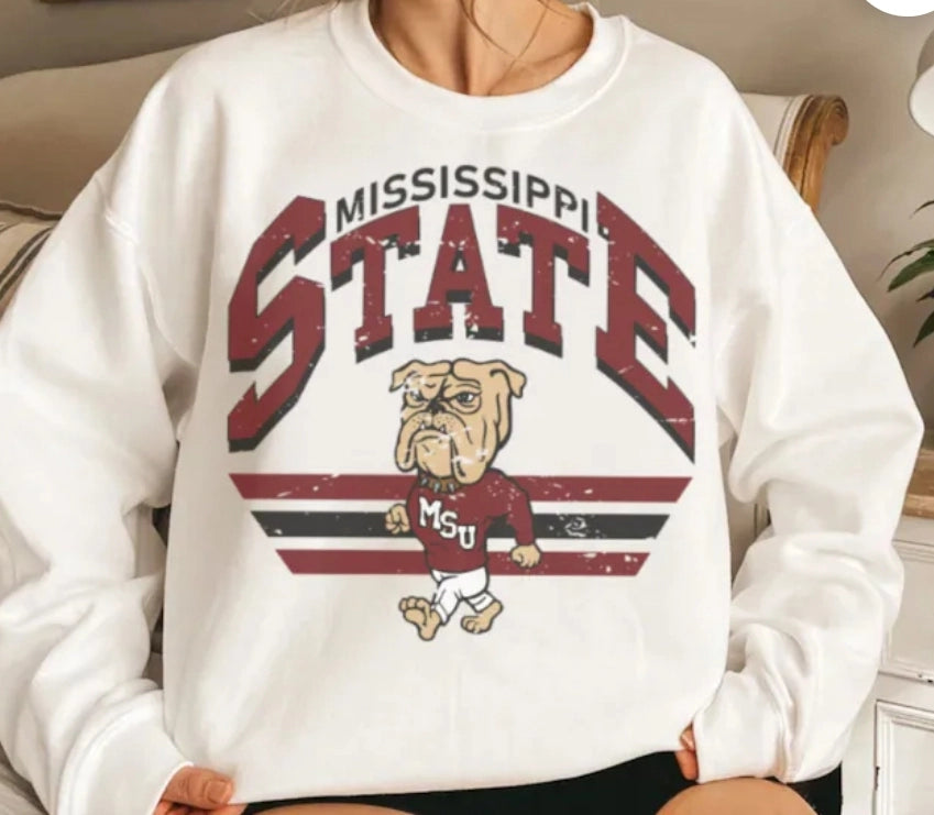 State University Sweatshirt Mississippi State Sweatshirt