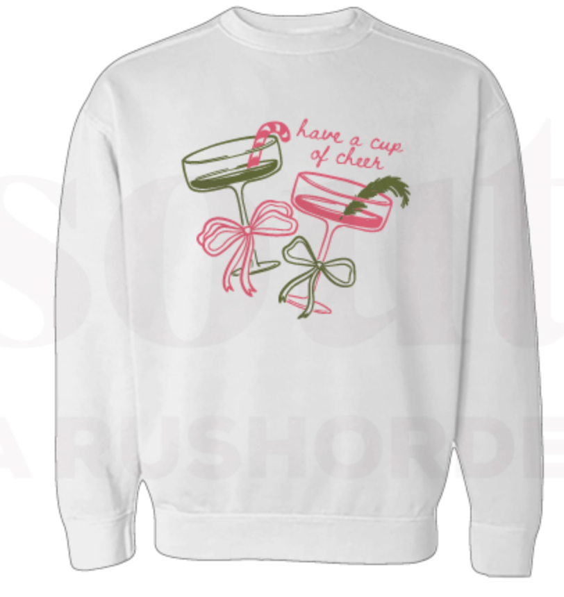 PREORDER Cup of Cheer Holiday Sweatshirt