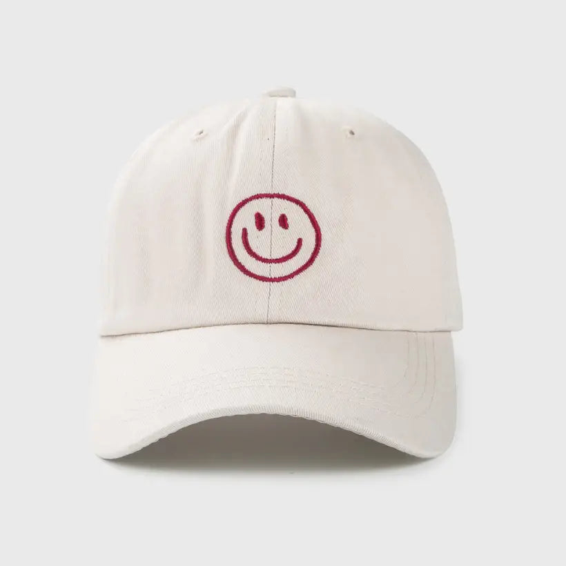 Smiley Cream Hat