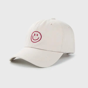 Smiley Cream Hat