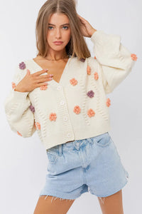 In Your Face Floral Cardigan