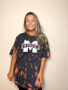 Mississippi State Bulldogs Dyed Tee