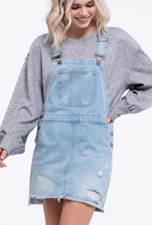 mini overall dress Daisy Overall Denim Dress – Jordan Ashleigh